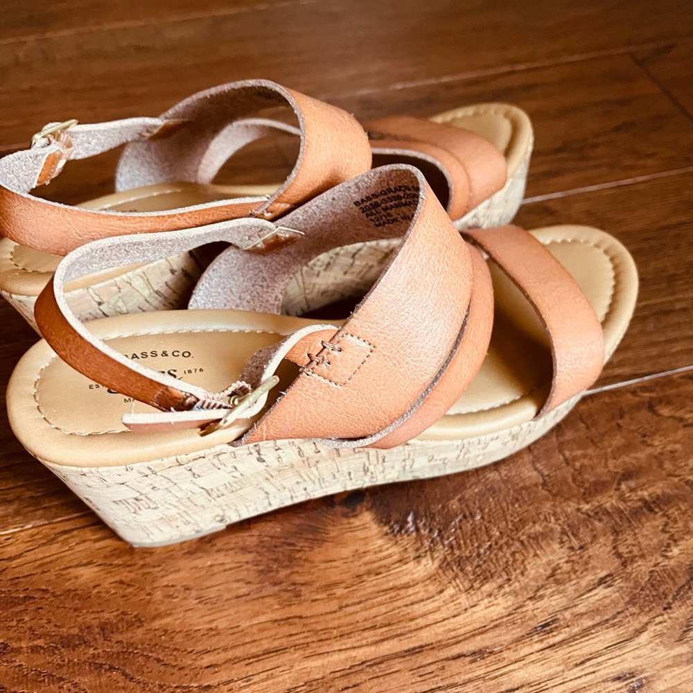 G.H. Bass wedge shoes